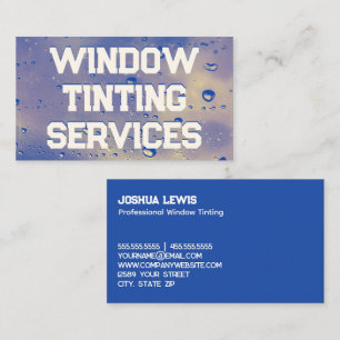 Window Tinting Business Card
