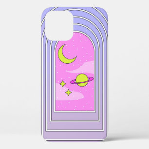 Window to the universe, esoteric cosmos digital ar iPhone 12 case