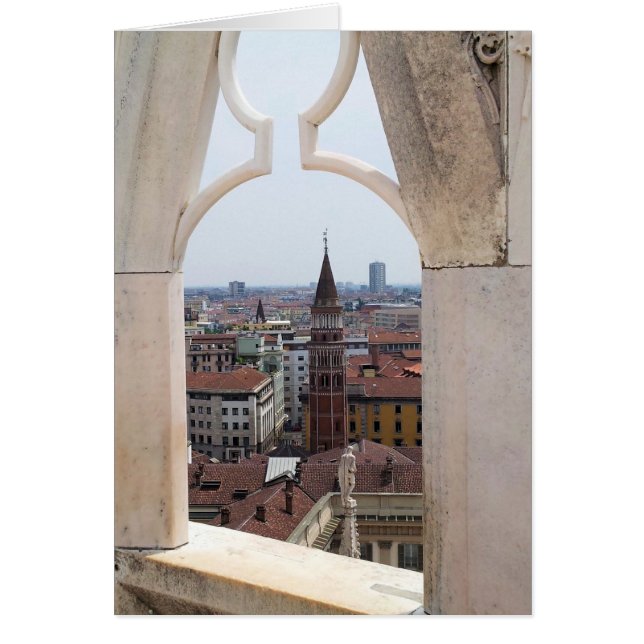 Window to the World Card - (from Milan Duomo) (Front)