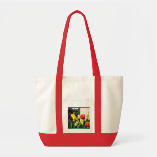 "Window Tulips Garden"  Bag
