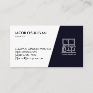 Window Washer House Cleaning  Business Card
