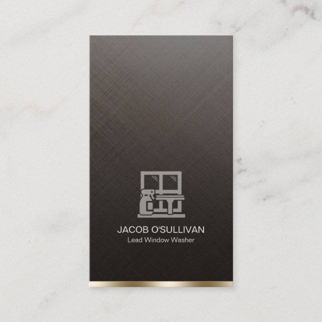 Window Washer House Cleaning  Business Card (Front)