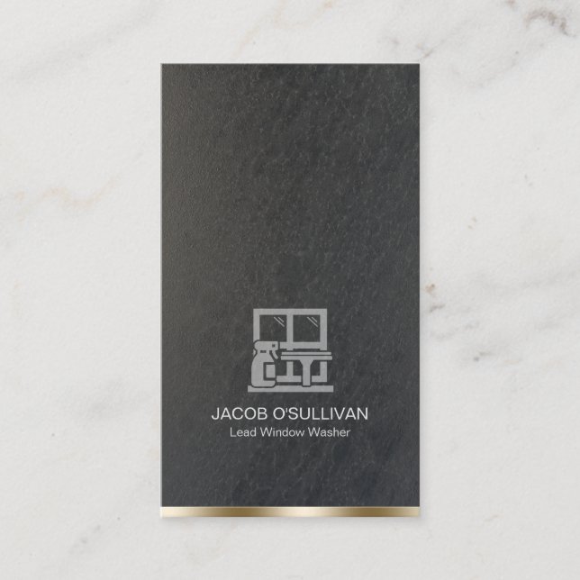 Window Washer House Cleaning  Business Card (Front)