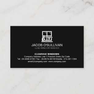 Window Washer House Cleaning  Business Card