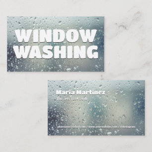 Window Washing Business Card