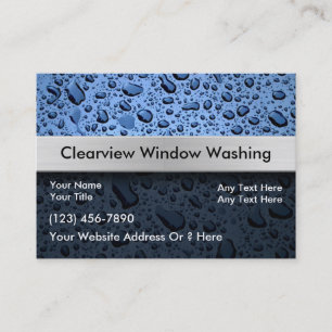 Window Washing Business Cards