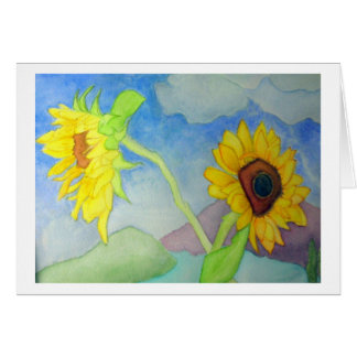 Window with Sunflowers