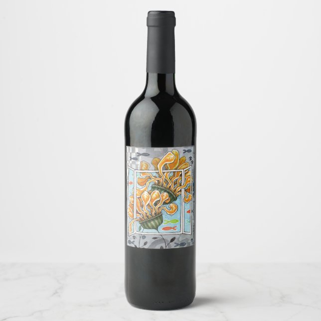 Windows and Dreams Wine Bottle Label (Front)