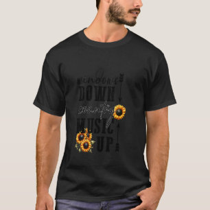 Windows Down Country Music Up Sunflower T-Shirt