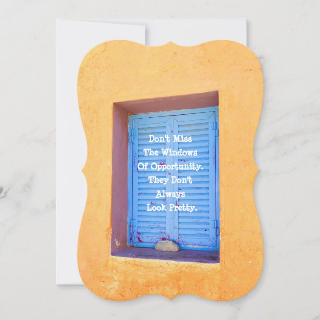 "Windows Of Opportunities"/Good Luck/Old Window  (Front)