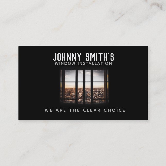 Windows Slogans Business Cards (Front)