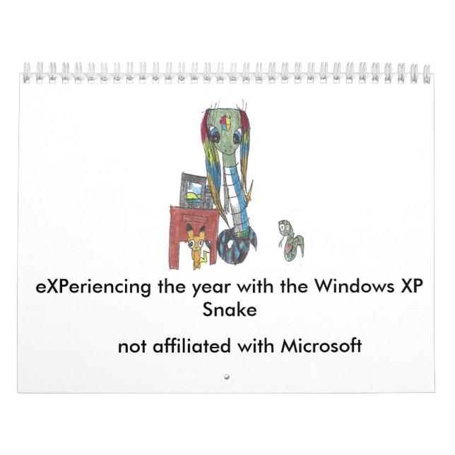 Windows XP Snake 2017 calendar (Cover)