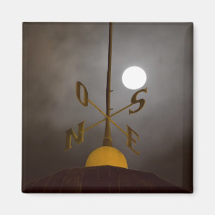 Windrose atop the Lighthouse on Cerro Santa Magnet