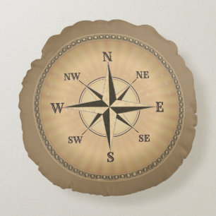Windrose Round Cushion