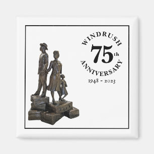 Windrush 75th Anniversary Statue Magnet