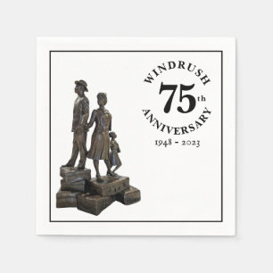 Windrush 75th Anniversary Statue Paper Napkin