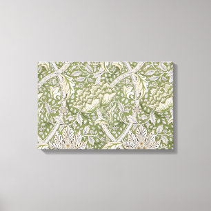 Windrush Pattern (by William Morris) Canvas Print