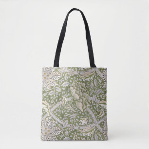 Windrush Pattern (by William Morris) Tote Bag