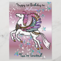 Winds and Wings Pegasus  BIRTHDAY BABY SHOWER