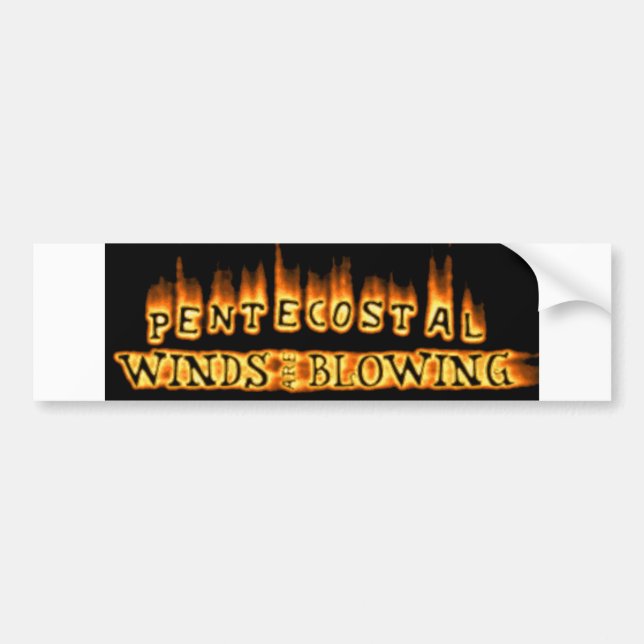 winds_are_blowing bumper sticker (Front)