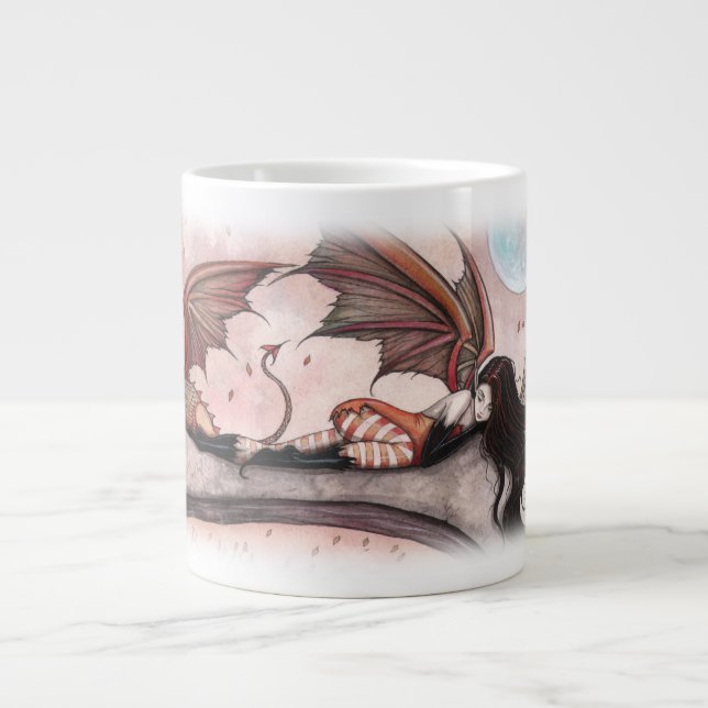 Winds of Autumn Fairy and Dragon Mug (Front)