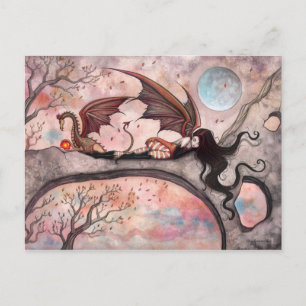 Winds of Autumn Fairy Dragon Postcard