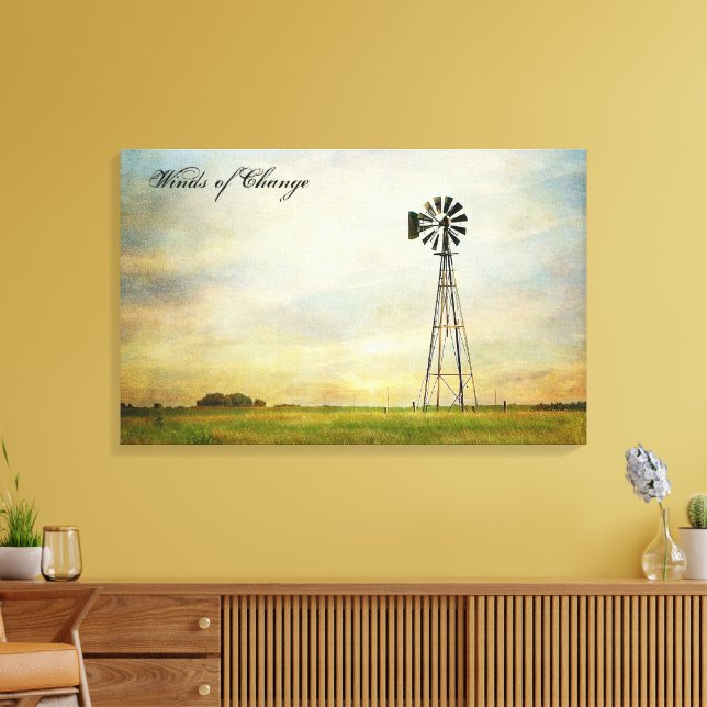 Winds of Change Stretch Canvas Print (Insitu(LivingRoom))
