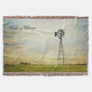 Winds of Change Throw Blanket