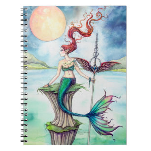 Winds of Ireland Mermaid Fantasy Art Notebook