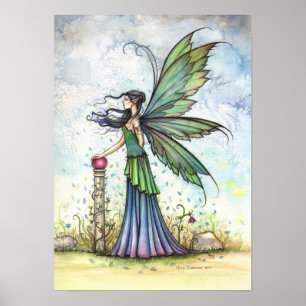 Winds of Spring Fairy Art Poster Print