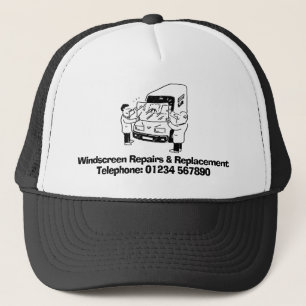 Windscreen Repairs & Replacement Business. Trucker Hat