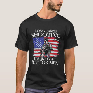Windscreen shooting is like golf for men's pistol T-Shirt