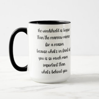 Windshield is Bigger Than the Rearview -Jelly Roll Mug