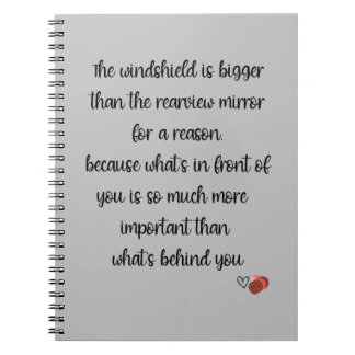 Windshield is Bigger Than the Rearview -Jelly Roll Notebook