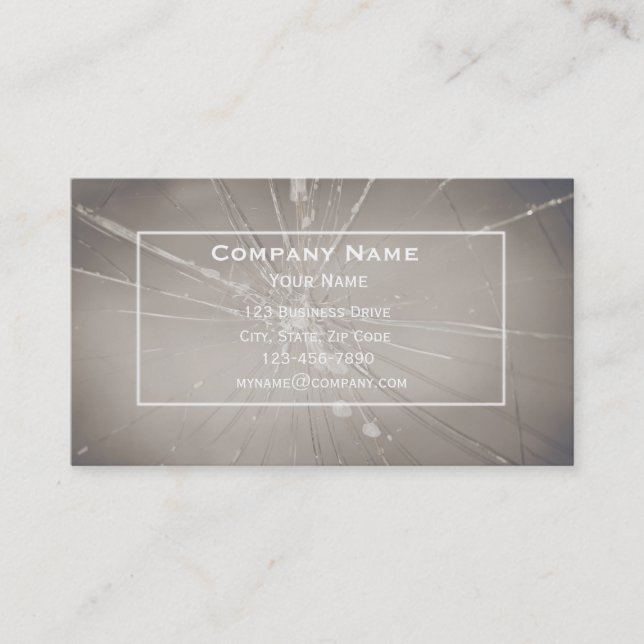 Windshield Repair Business Card (Front)