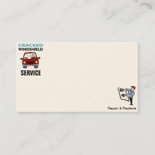 Windshield Repair Business Cards