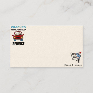 Windshield Repair Business Cards