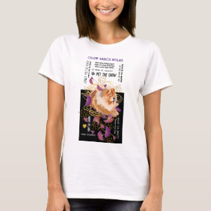 WINDSONG  CHOW BEACH RULES white shirts