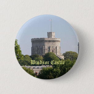 Windsor Castle 6 Cm Round Badge