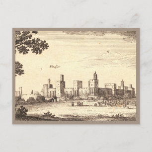 Windsor Castle - Berkshire - Vintage Postcard