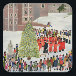 Windsor Castle Carol Concert 1989 Square Sticker<br><div class="desc">Windsor Castle Carol Concert  1989  Joel  Judy / Private Collection / Bridgeman Images Weddings and Christenings  etc... </div>
