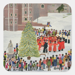 Windsor Castle Carol Concert 1989 Square Sticker