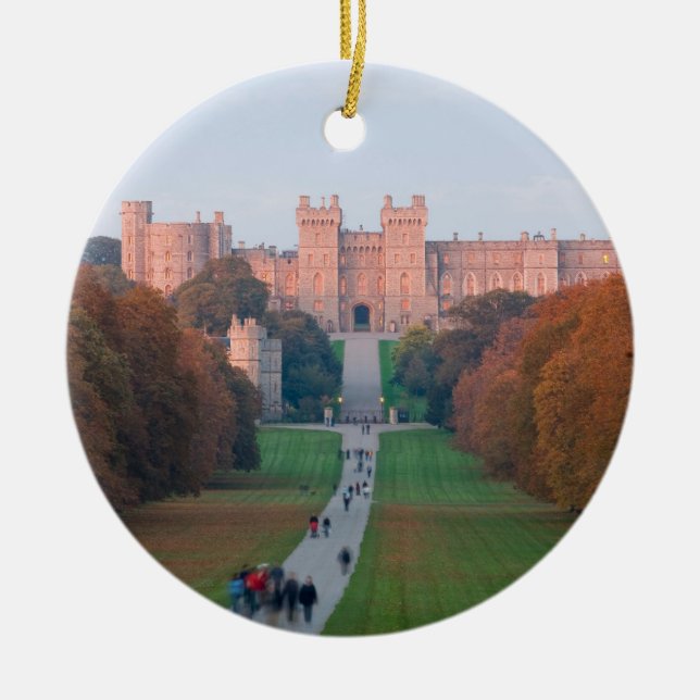 WINDSOR CASTLE CERAMIC TREE DECORATION (Front)