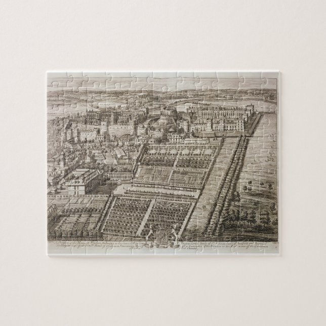 Windsor Castle, engraved by Johannes Kip (c.1652-1 Jigsaw Puzzle (Horizontal)