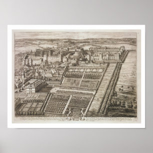 Windsor Castle, engraved by Johannes Kip (c.1652-1 Poster
