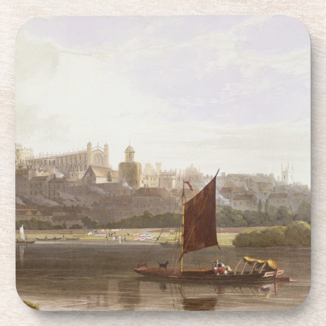 Windsor Castle from the River Meadow on the Thames Coaster (Front)