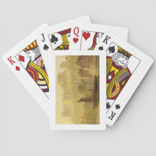 Windsor Castle from the Thames (oil on millboard) Playing Cards