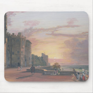 Windsor Castle: North Terrace looking west at suns Mouse Mat