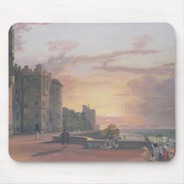 Windsor Castle: North Terrace looking west at suns Mouse Mat (Front)