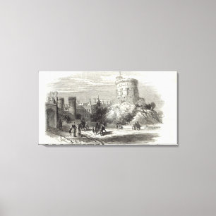 Windsor Castle - the Round Tower Canvas Print
